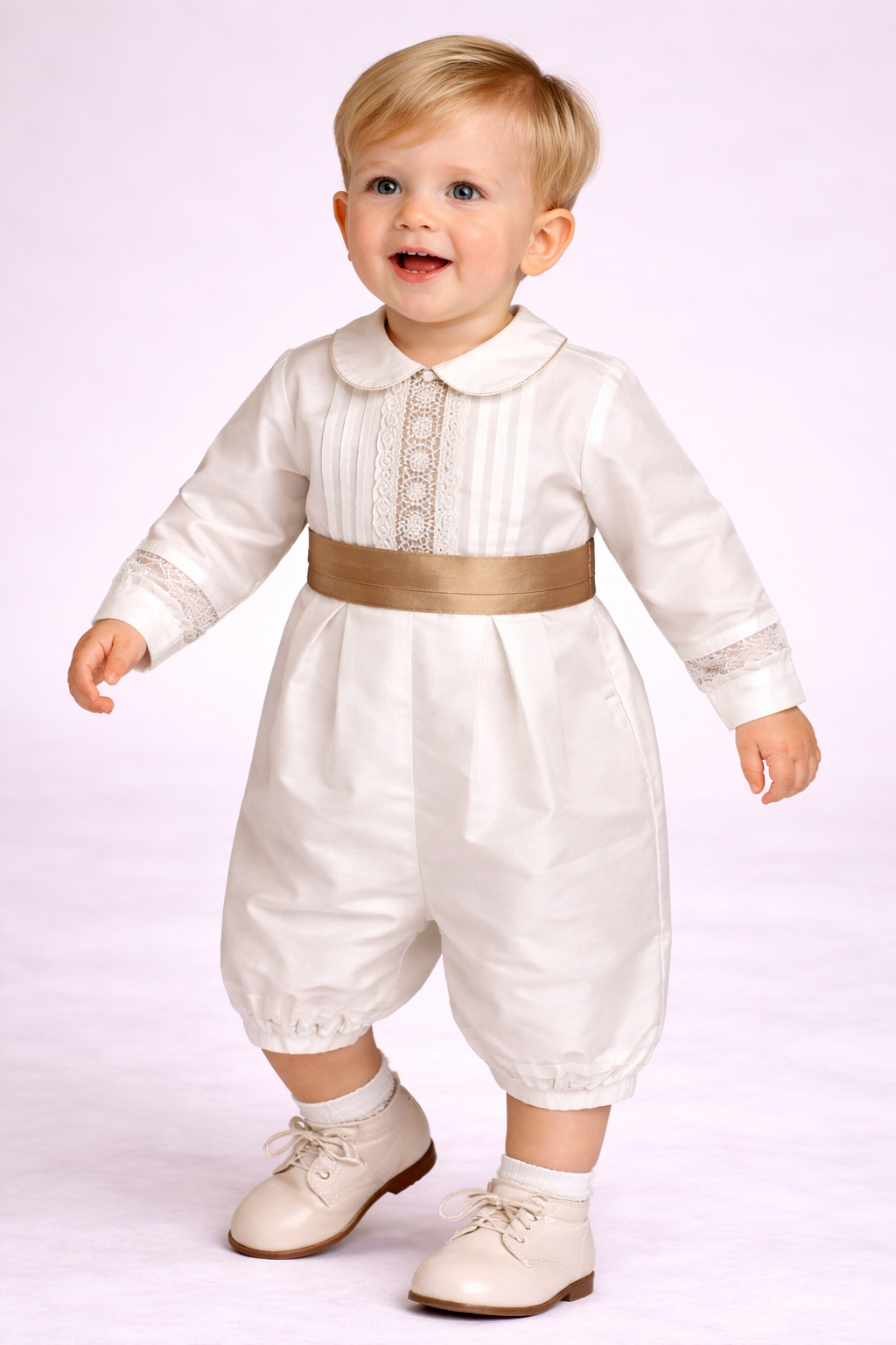 Ropón de Ceremonia para Niño 24-853 Talla 12 Meses
