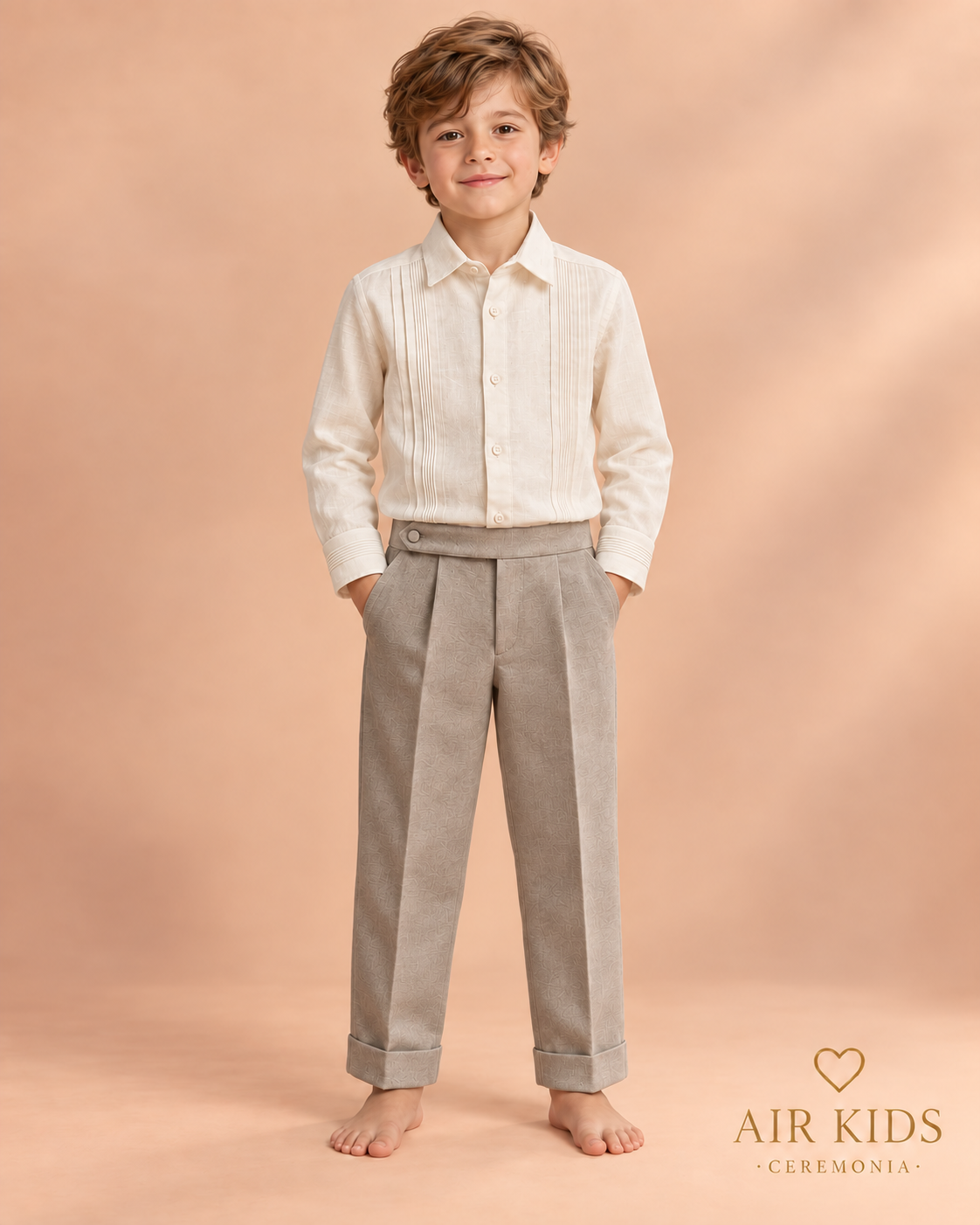 Traje de Bautizo para Niño 86 Talla 6 Años