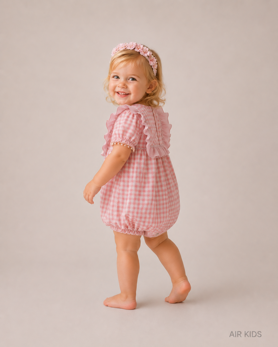 Vestido con Corona para Niña Micuquet 1164-24 Talla 2 Años