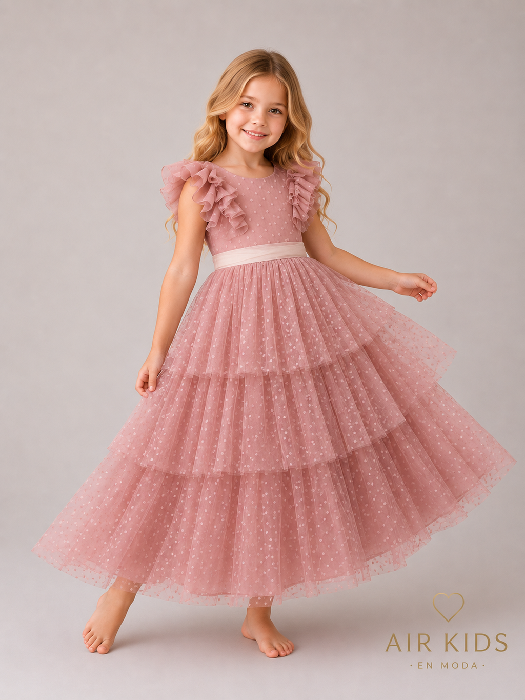 Vestido de Fiesta para Niña 24-515