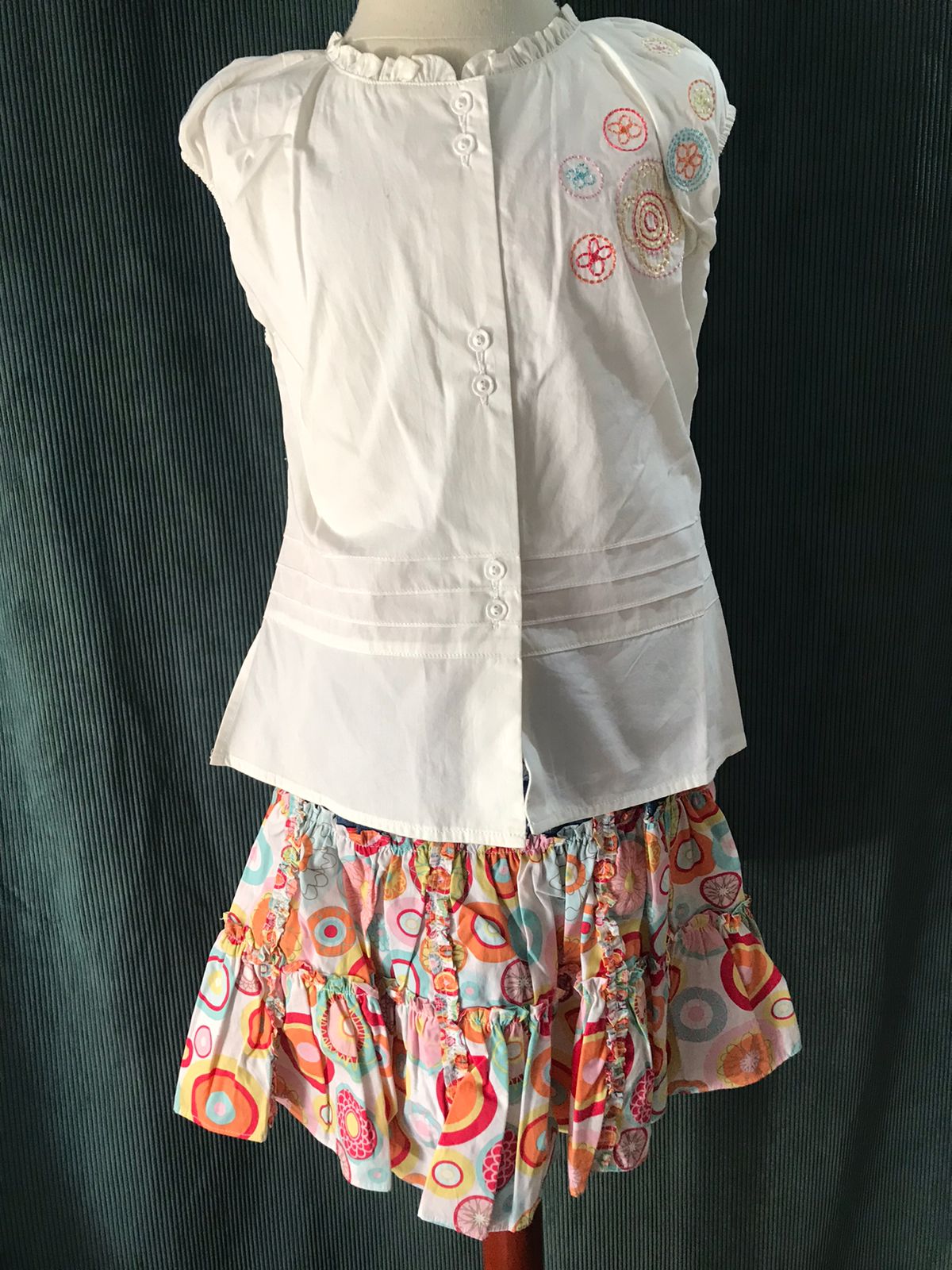 Conjunto de 2pza para Niña Deux 012 Talla 10 Años-Liquidacion
