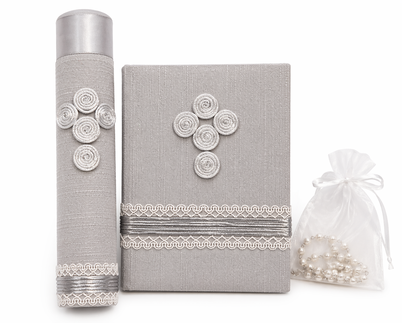 Kit de Bautizo Lili para Niña con Biblia 00240