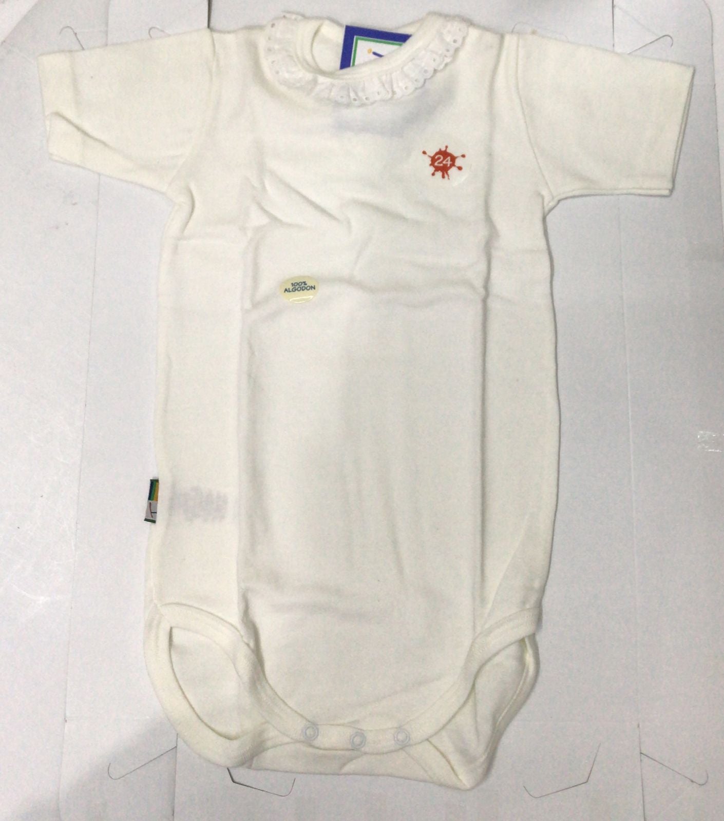 Body Corto para Niña Puebla Tiqqi 1108 Talla 24 Meses