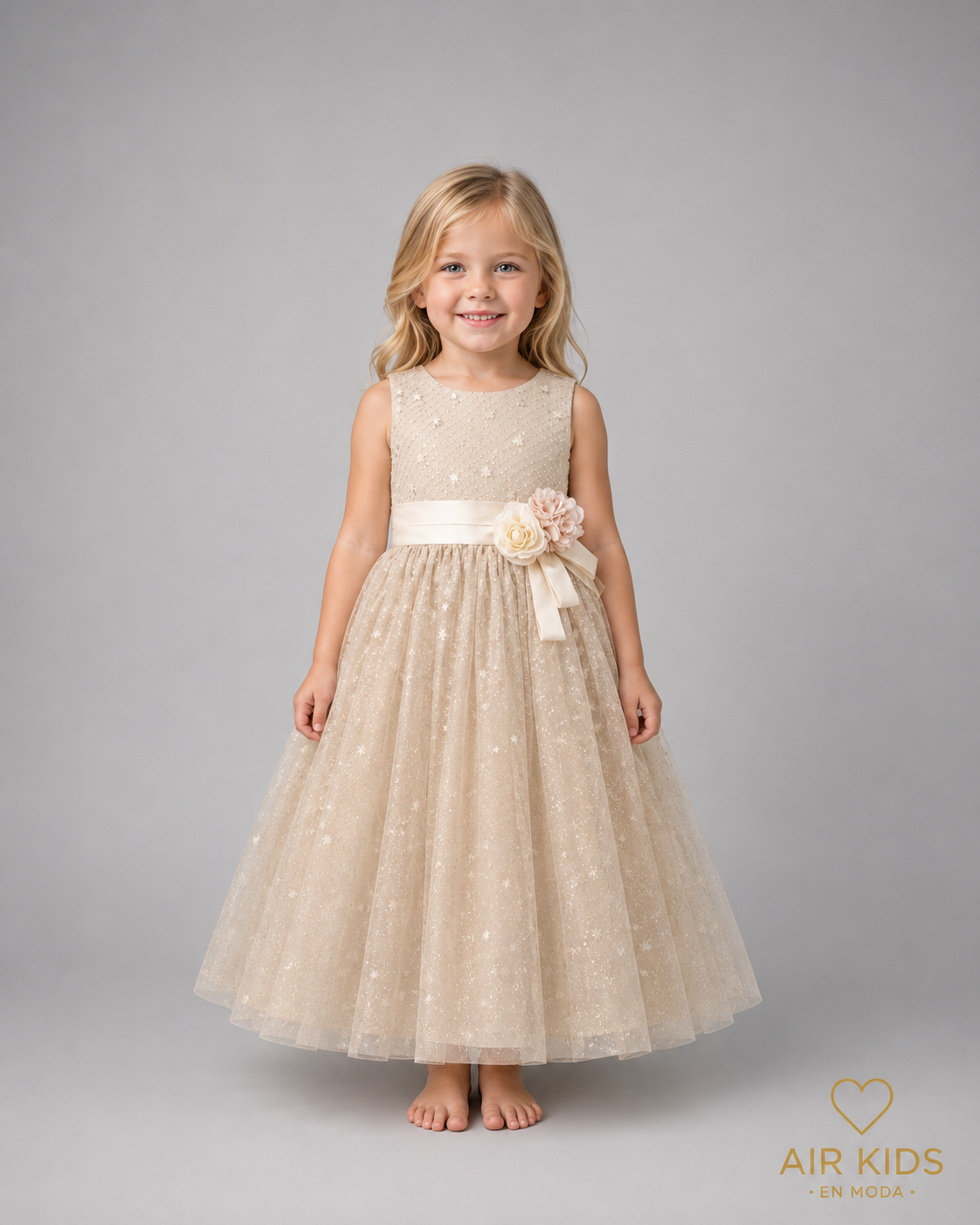 Vestido de Presentacion para Niña 23-022 Talla 4 Años