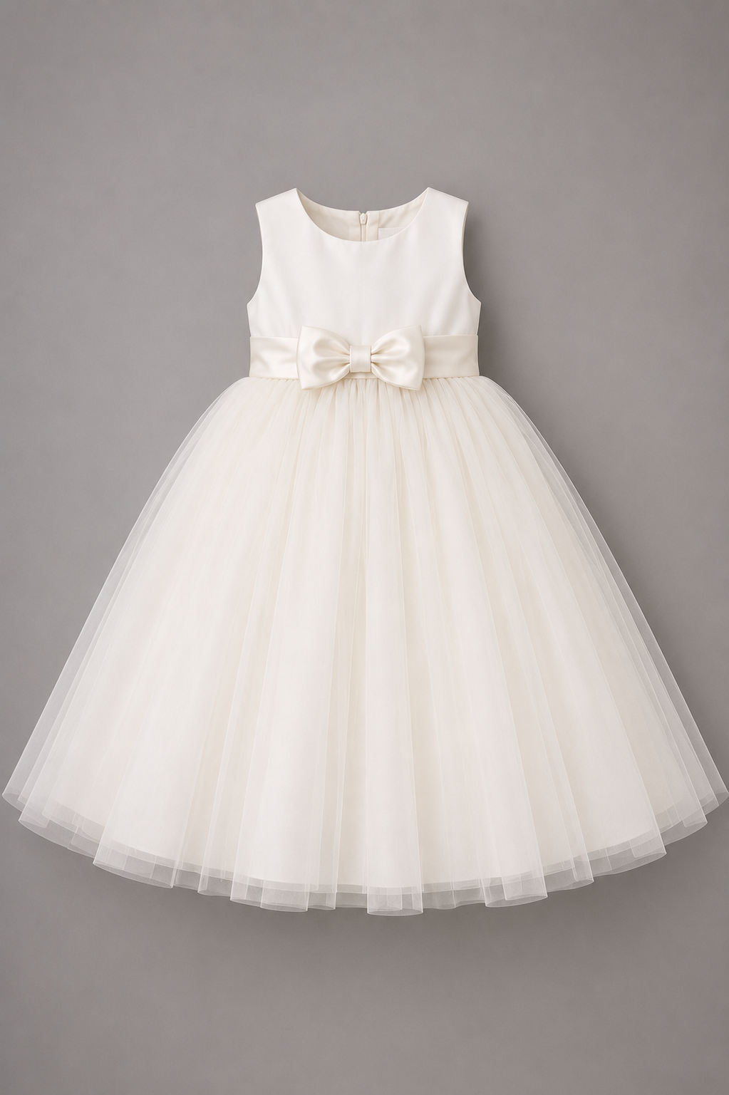 Vestido con Corona de Fiesta para Niña 23-007