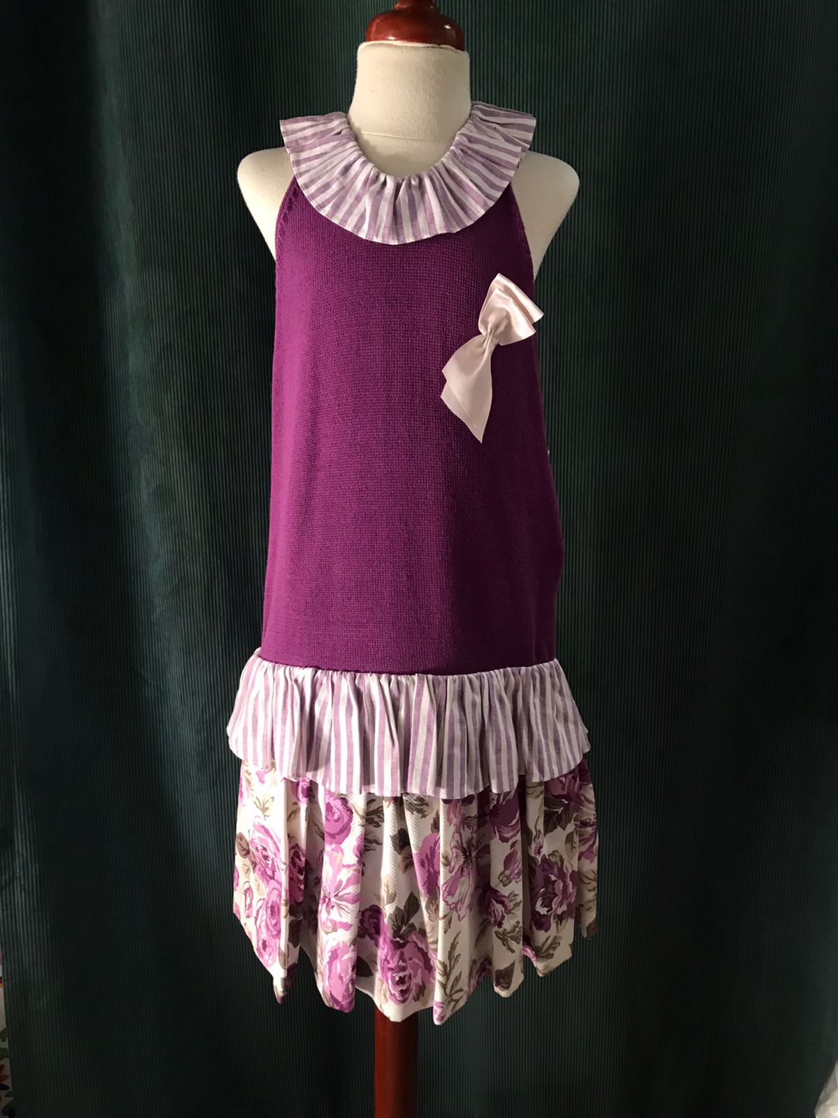 Vestido para Niña Foque 6117-59 Talla 12 Años-Liquidacion