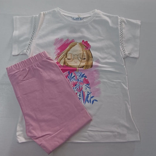 Conjunto de 2pza para Niña Puebla