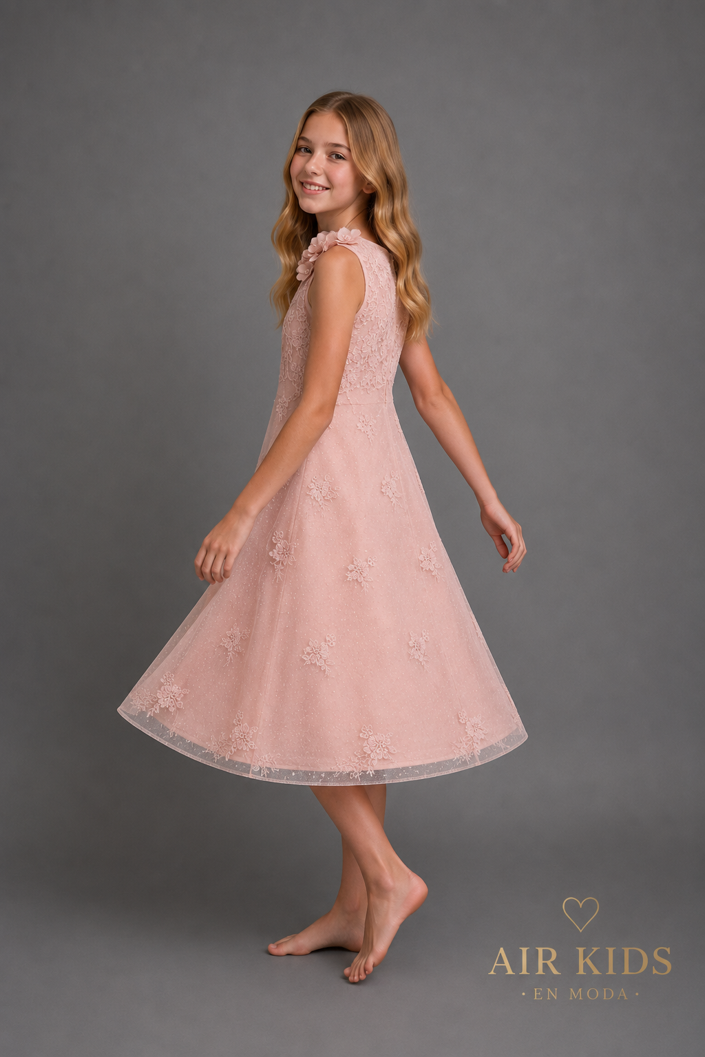 Vestido de Fiesta para Niñas 16-806 Talla 12 Años