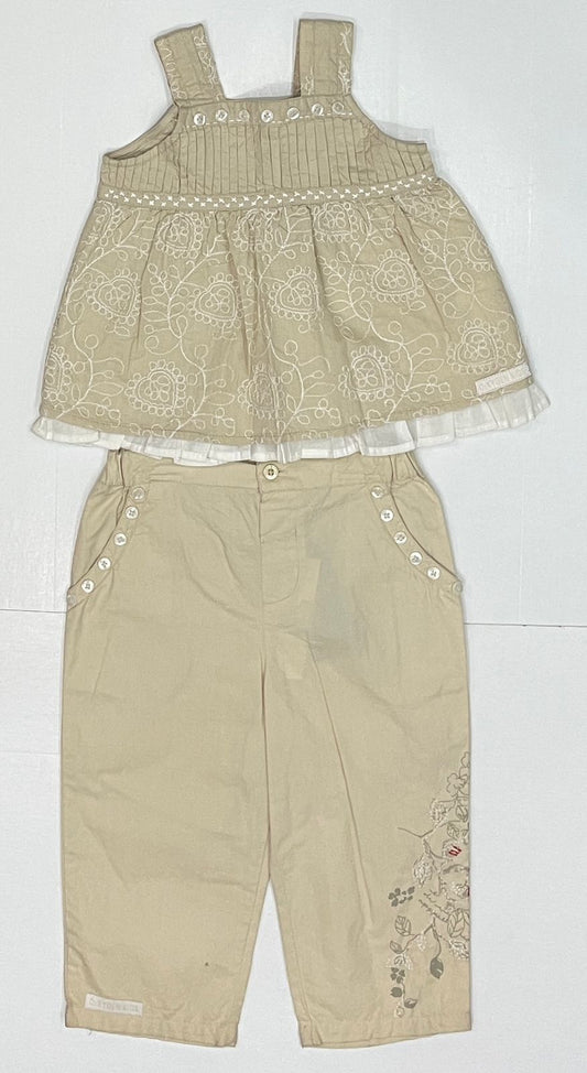 Conjunto de 2pza para Niña Puebla
