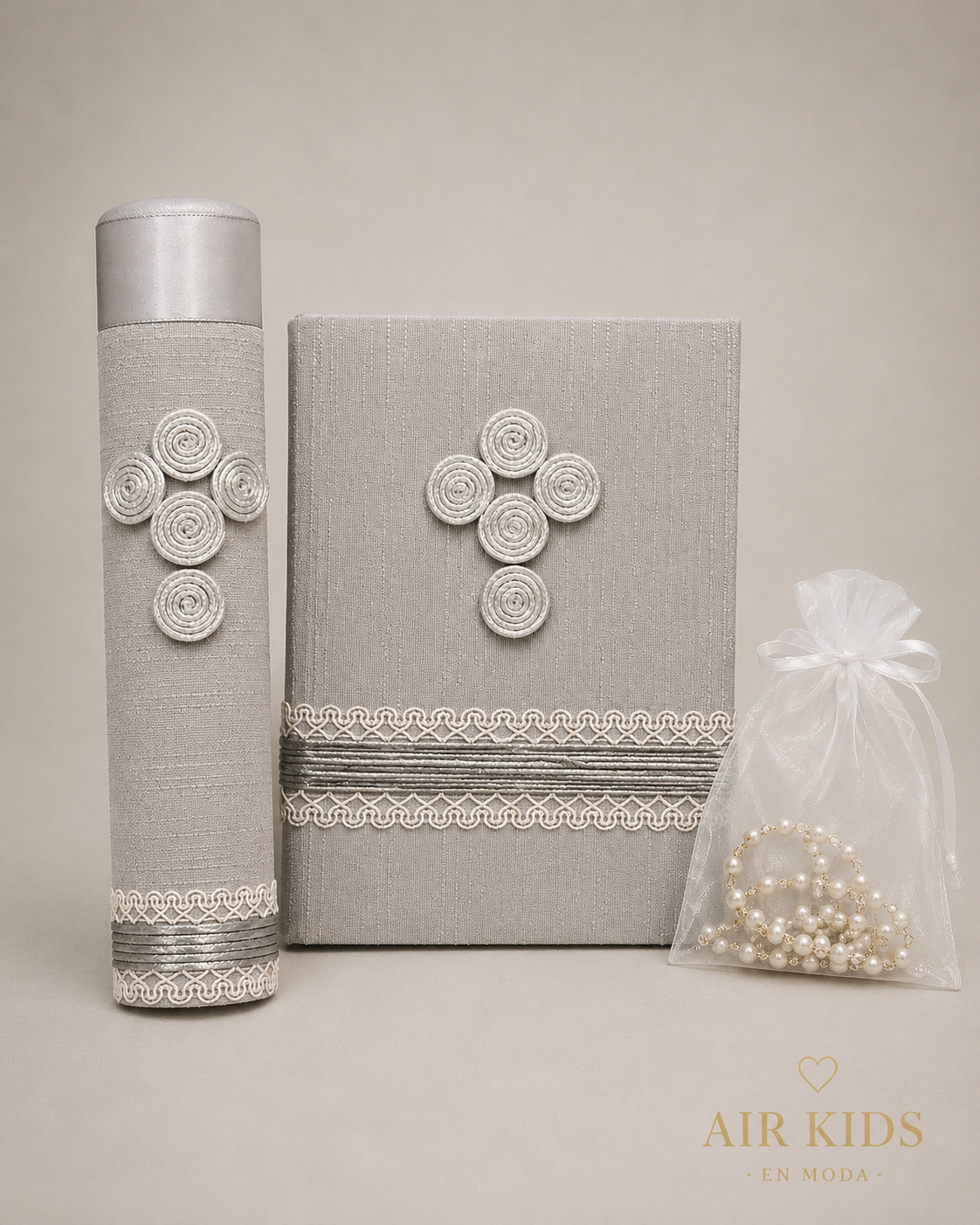 Kit de Bautizo Lili para Niña con Biblia 00240