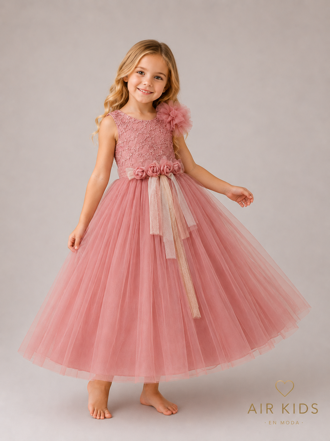 Vestido de Fiesta para Niña 24-525
