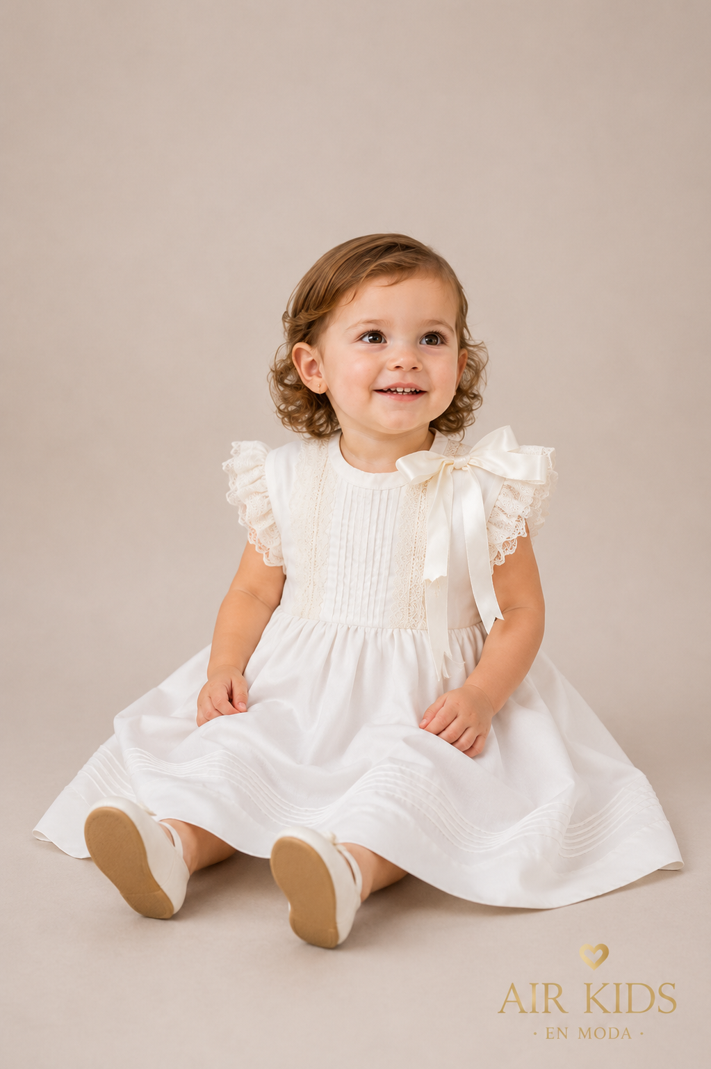 Bata de bautizo para niña