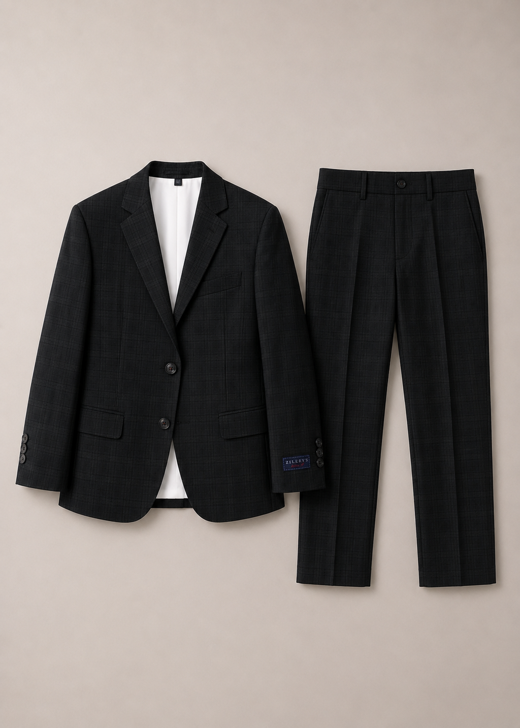 Traje para niño 2 pza Zilerys Negro 222221 Talla 16 Años