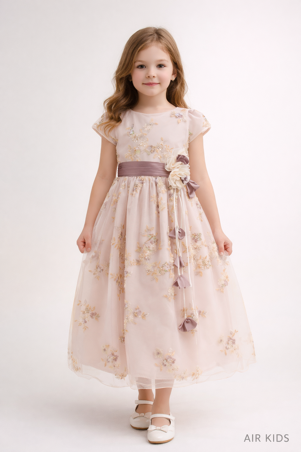 Vestido de Fiesta para Niñas 21-512 Talla 6