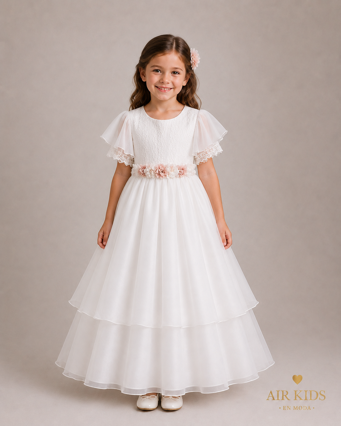 Vestido de Ceremonia para Niña 25-009