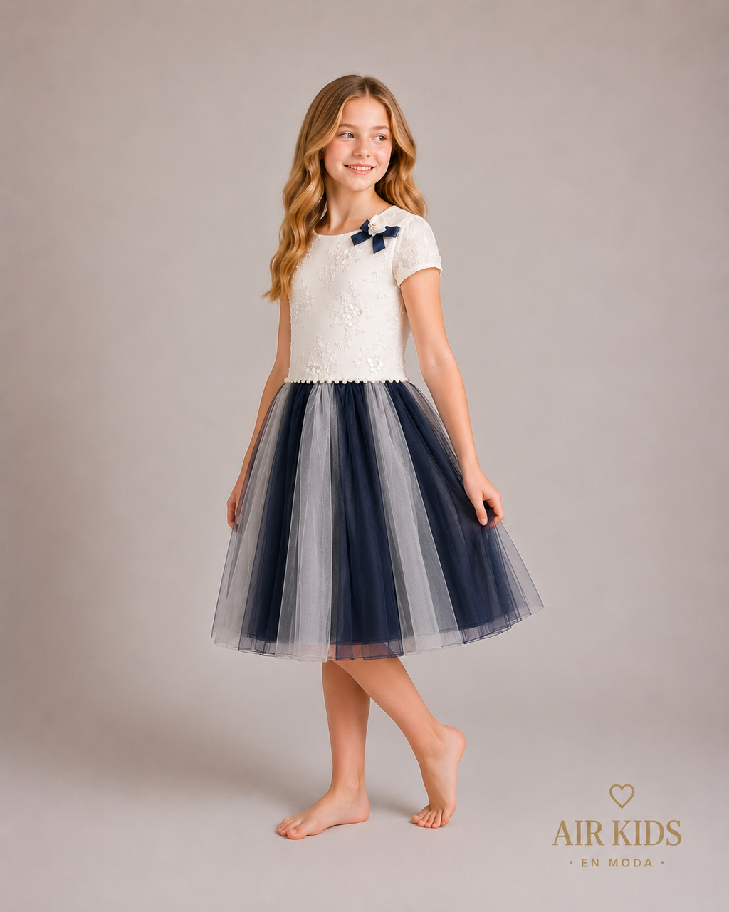 Vestido Para Niña 16-807 Talla 12 Años