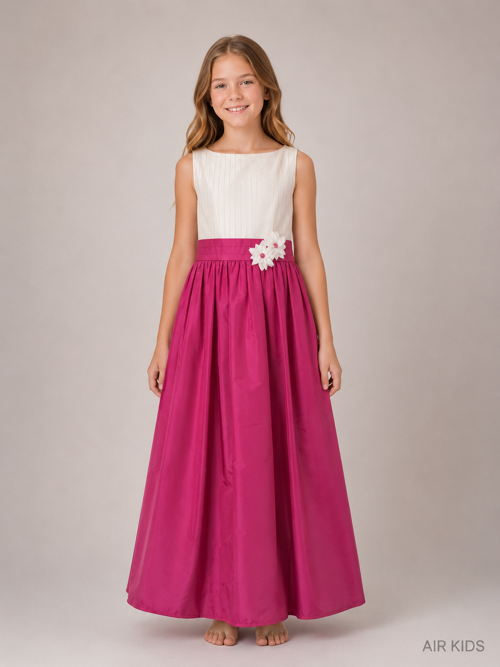Vestido de Niña para Fiesta 08-431 Talla 10-12