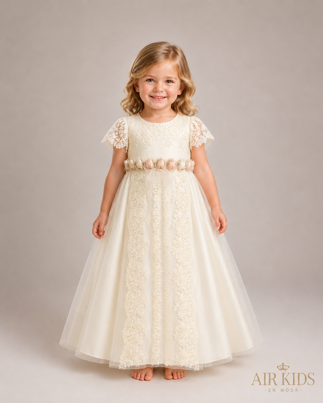 Vestido de Ceremonia para Niña 24-703