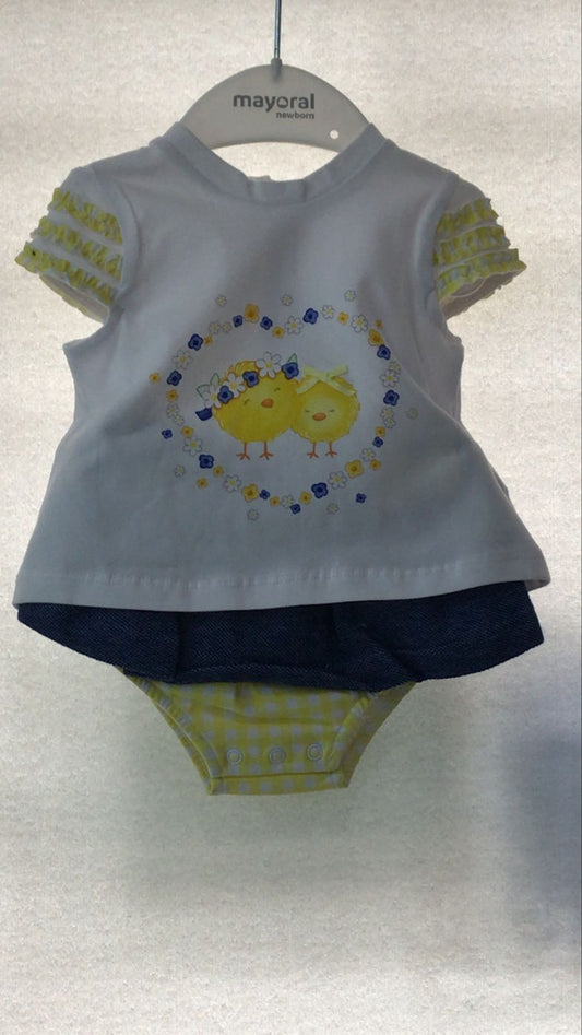 Conjunto para Niña Mayoral 1870-4 Talla 6 Meses