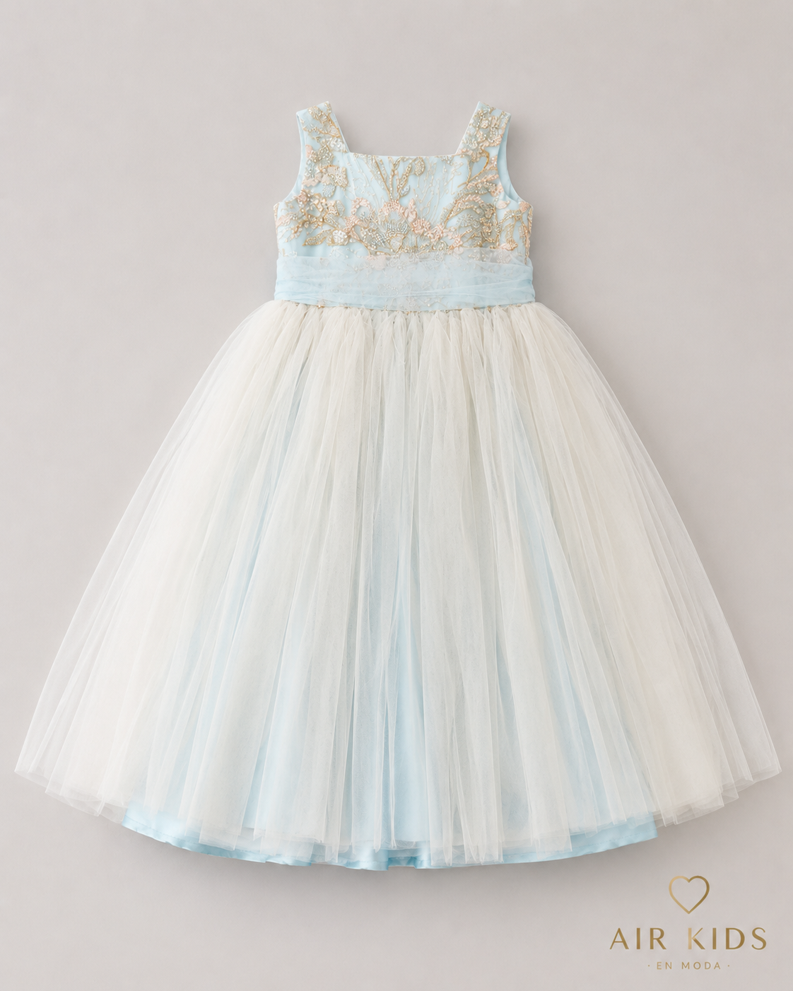 Vestido de Fiesta para Niña 24-510 Talla 4 Años