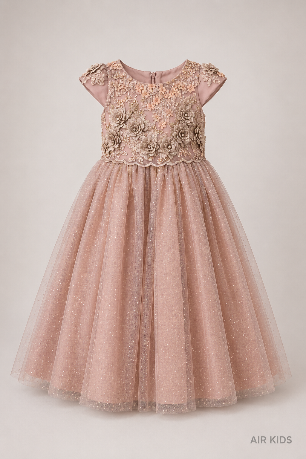 Vestido de Fiesta para Niñas 19-513 Talla 3 Años