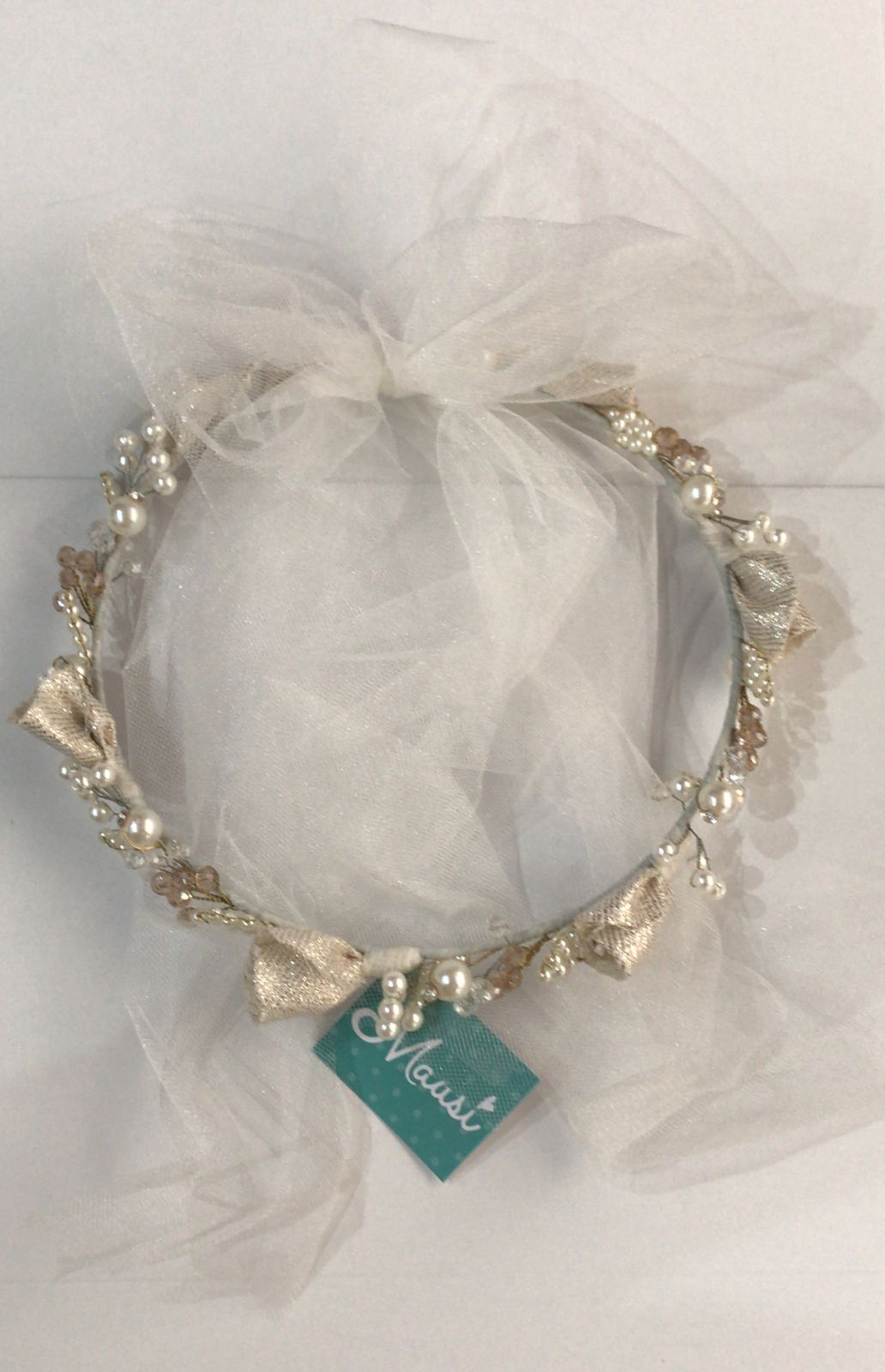Vestido con Corona de Fiesta para Niña 23-007 Talla 4 Años