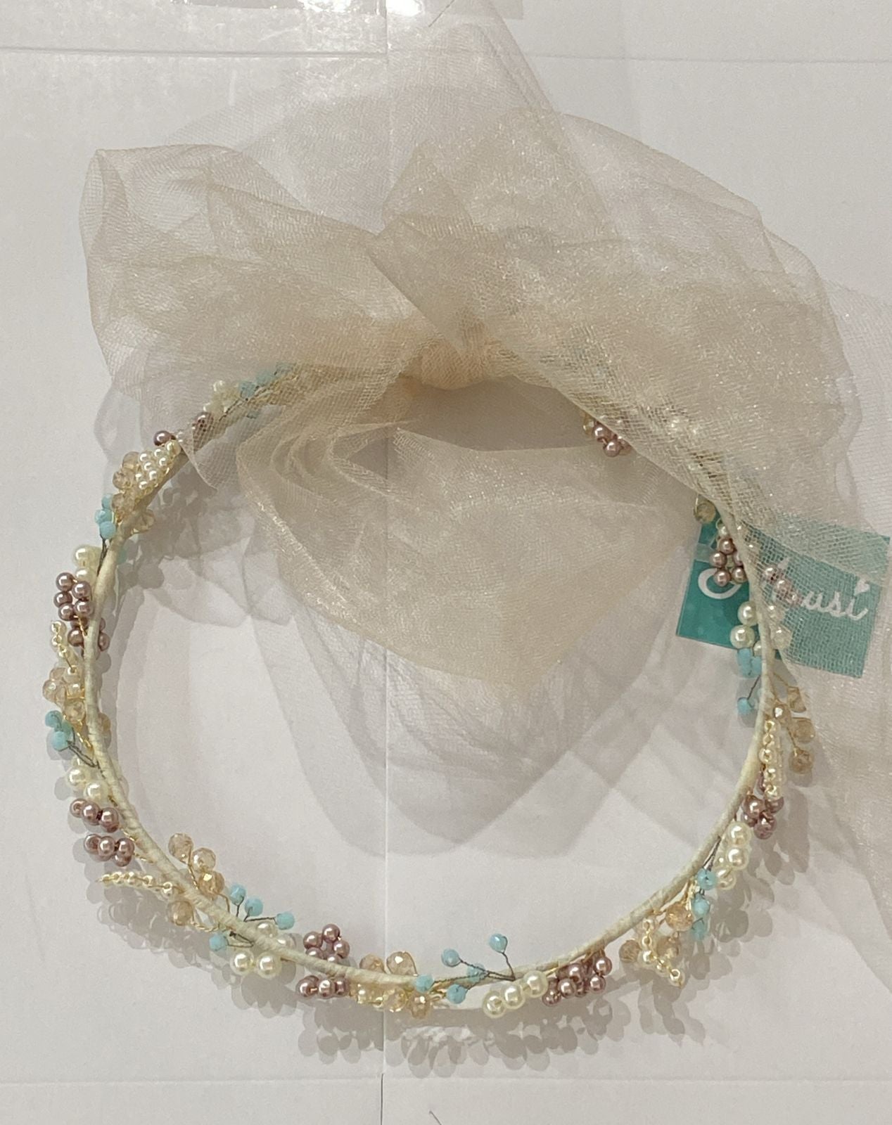 Vestido con Corona de Presentacion para Niña 23-517 Talla 3 Años