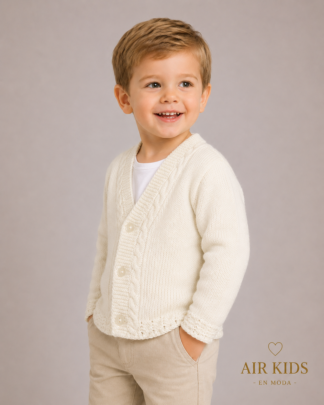 Sueter de ceremonia para Niño Foque 1767-40 Talla 36 meses