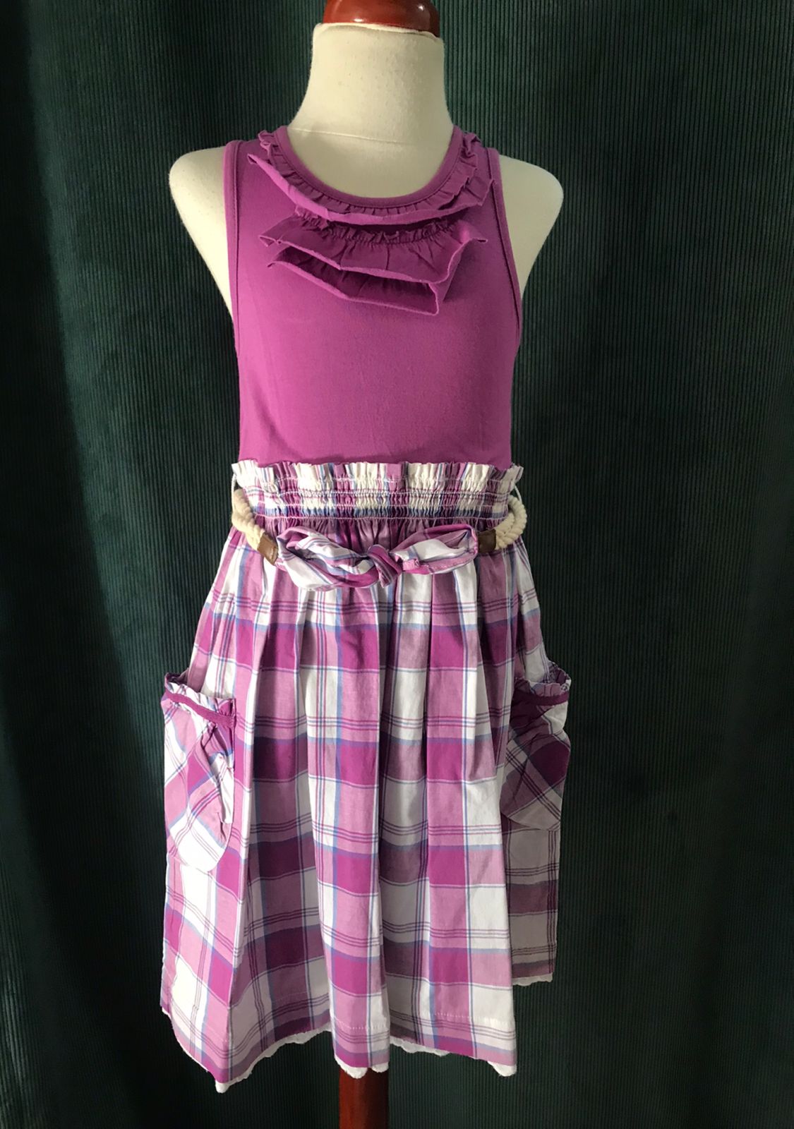 Vestido para Niña Mayoral 3954-34 Talla 8 Años-Liquidacion
