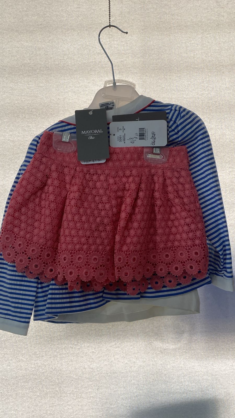 Conjunto de 3pza para Niña Puebla