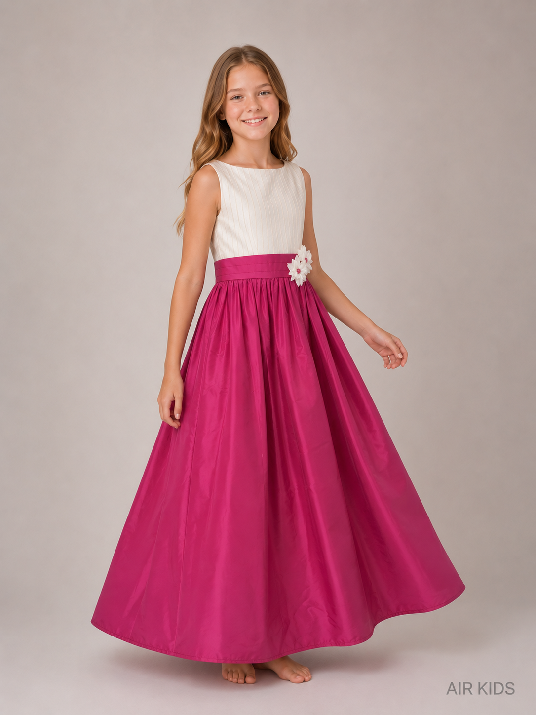 Vestido de Niña para Fiesta 08-431 Talla 10-12