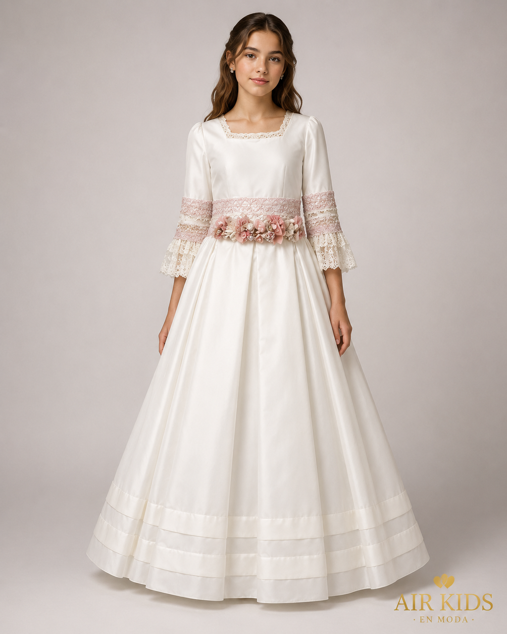 Vestido de primera comunión para niñas