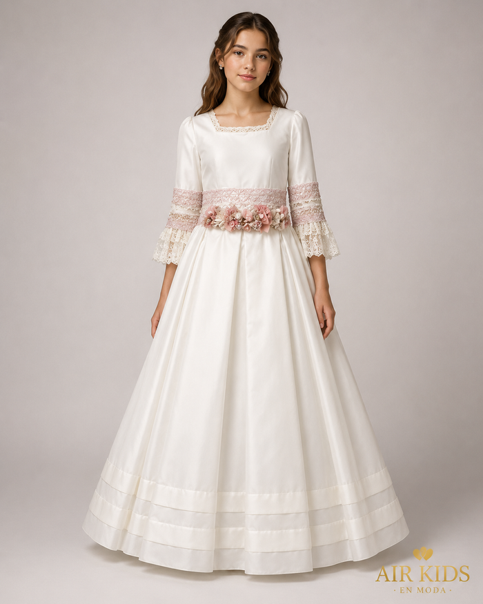 Vestido de primera comunión para niñas