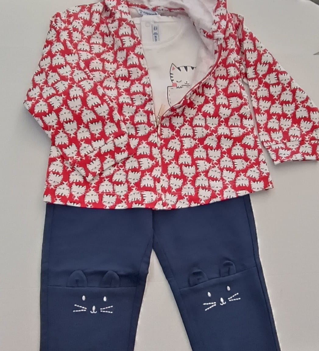 Conjunto de 3pza para Niña Puebla