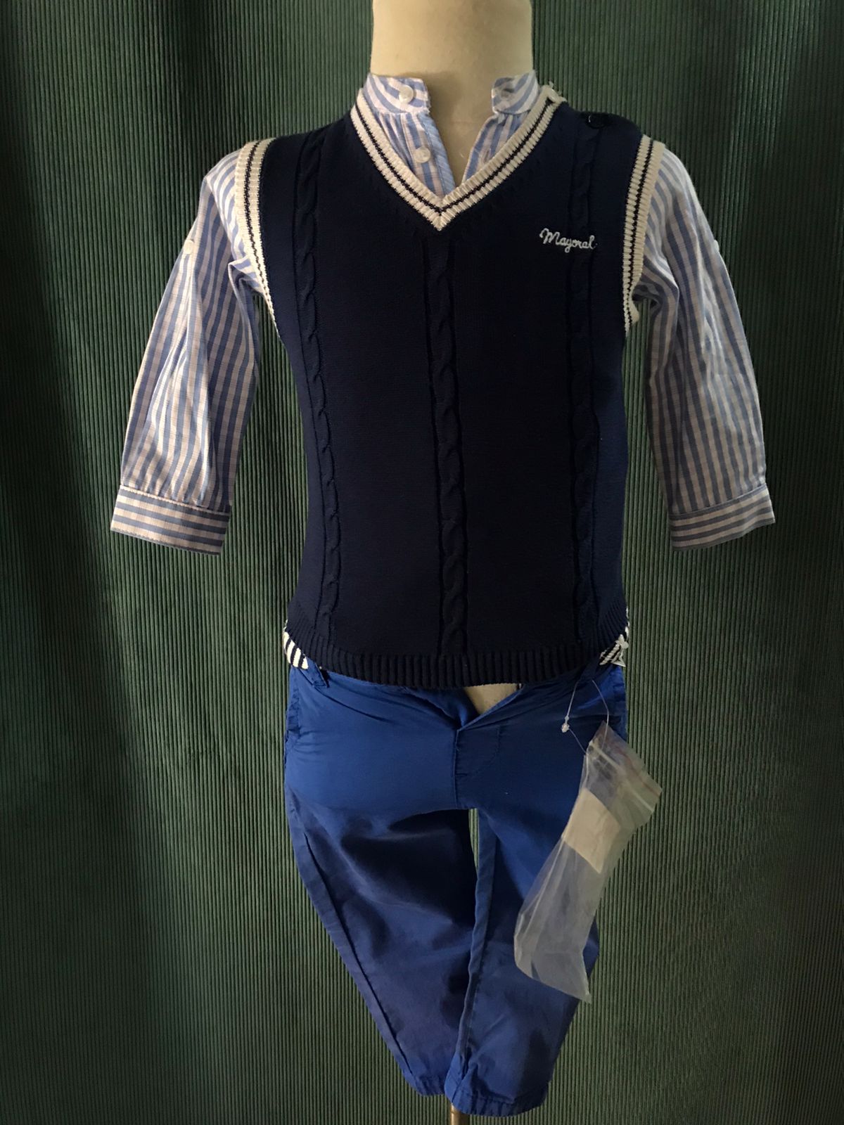 Conjuntos de 3 pz de niños Mayoral 1119-62 Talla 1 Año