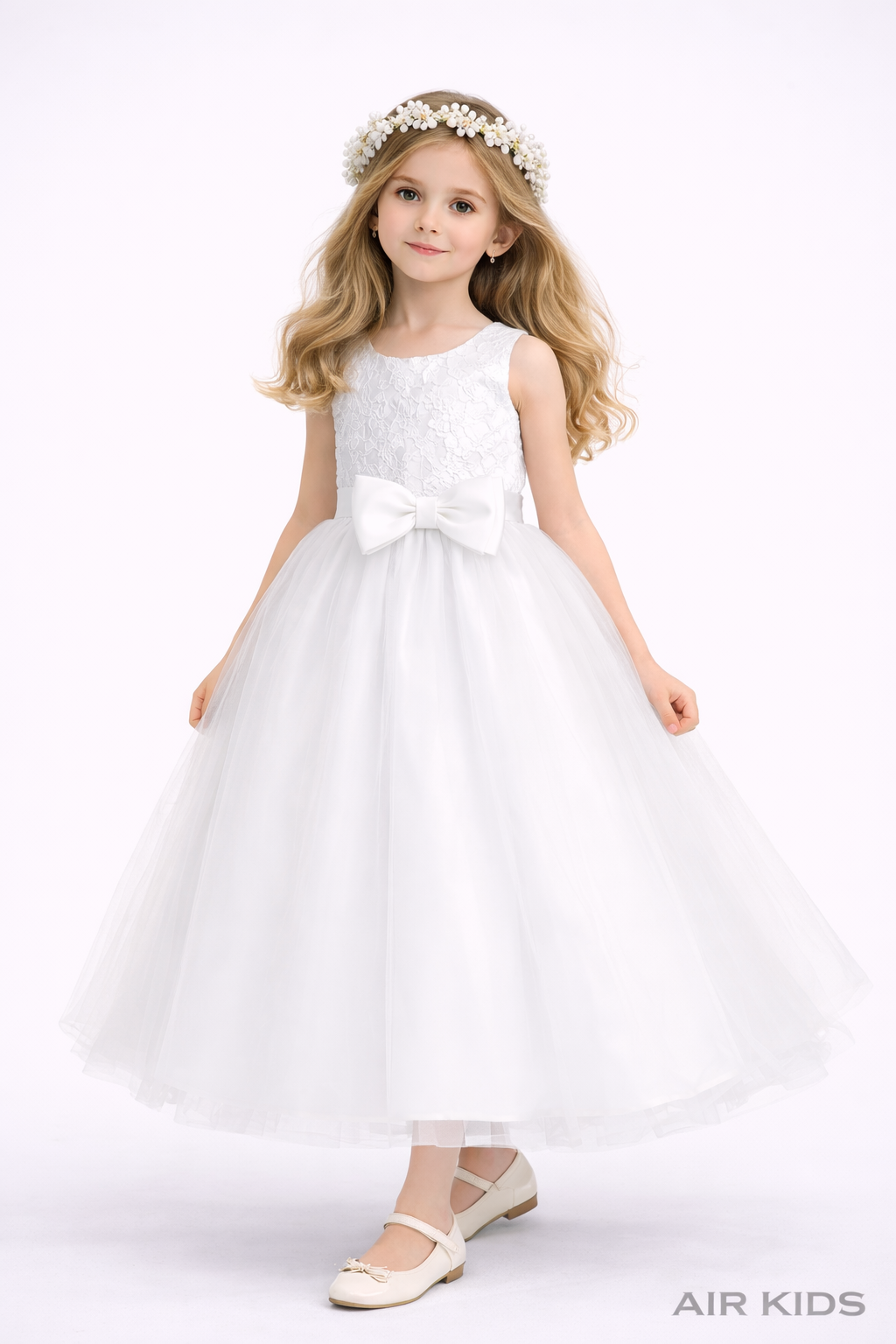 Vestido para Fiesta de Niña 17-028 Talla 6 Años