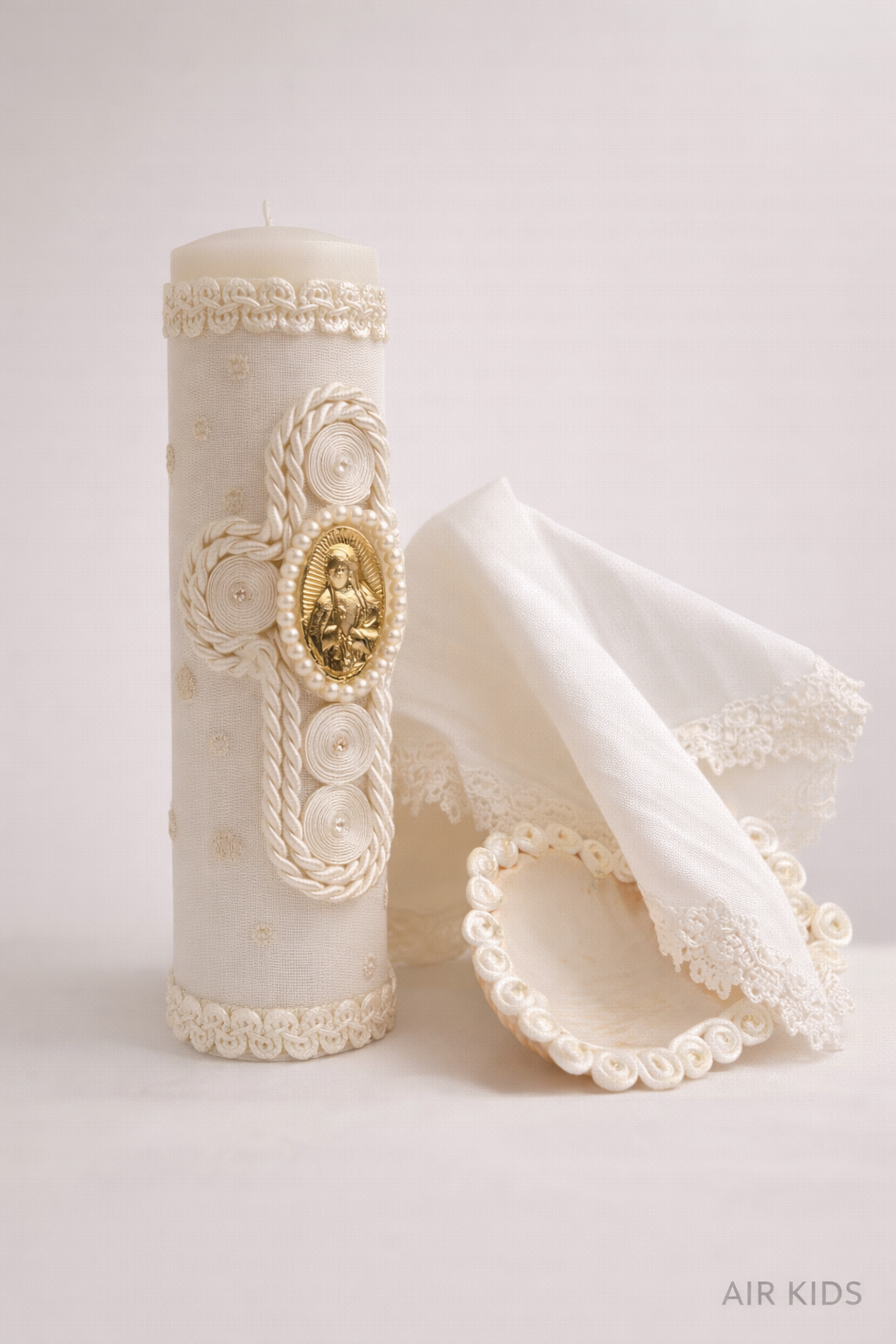 Vela de bautizo madonna VB-005