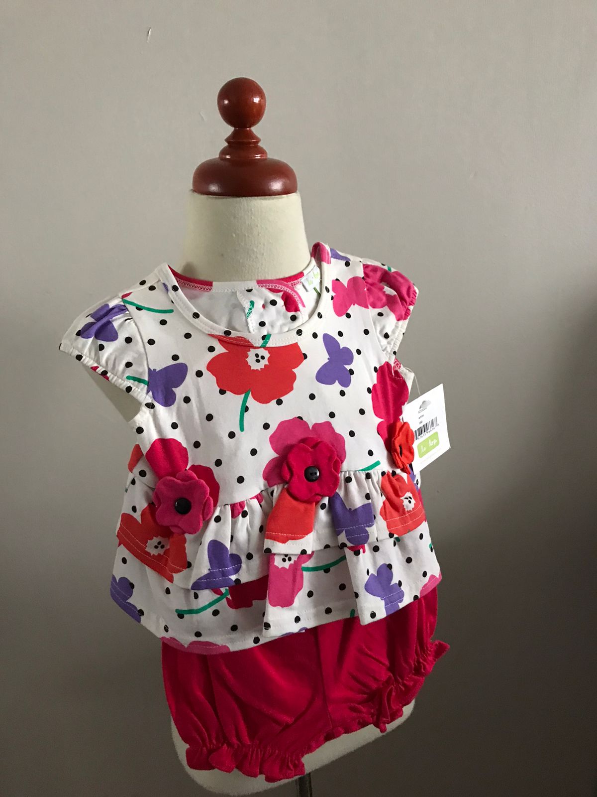 Conjunto de 2pz para Niña Le Top 3220 Talla 9 Meses