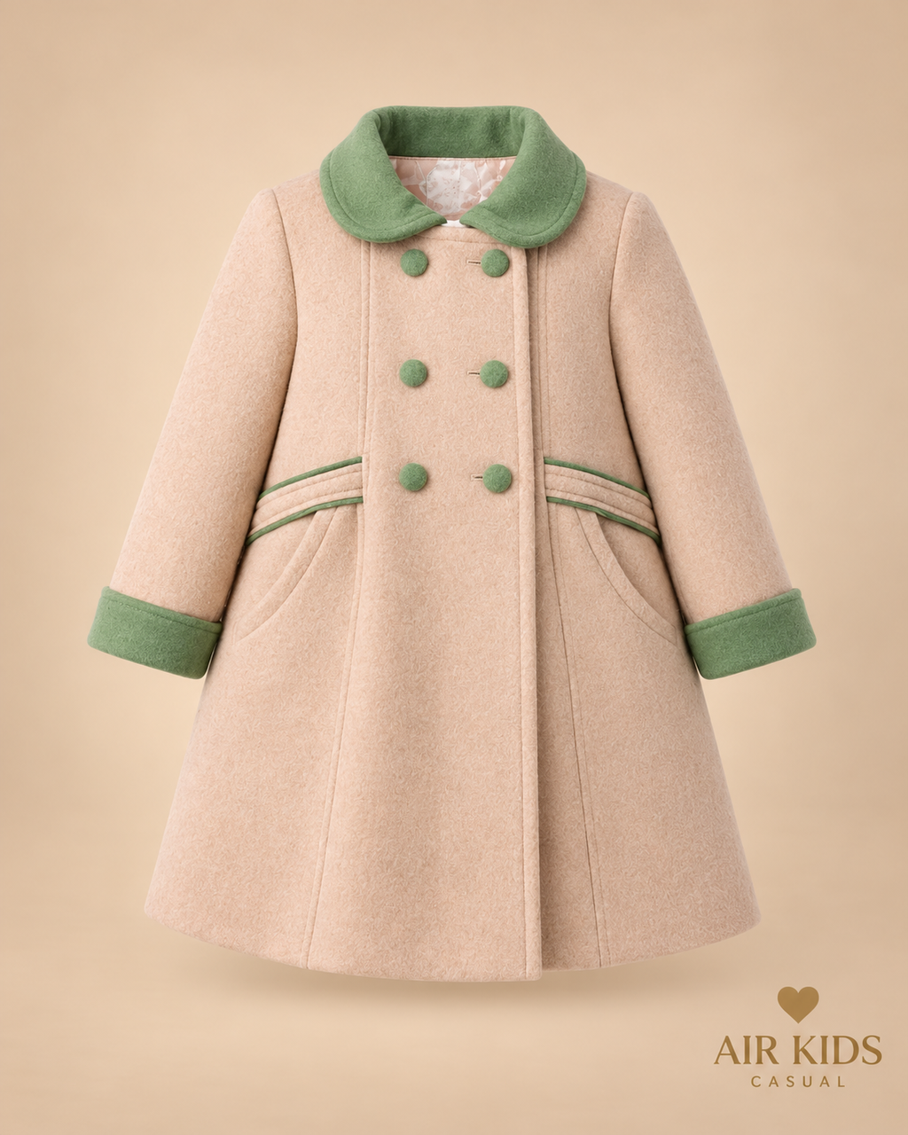 Abrigo para Niña Foque 6534-021 Talla 4 Años