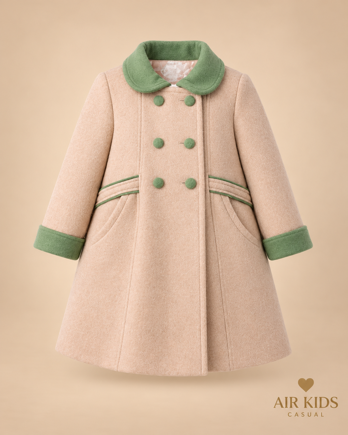 Abrigo para Niña Foque 6534-021 Talla 4 Años