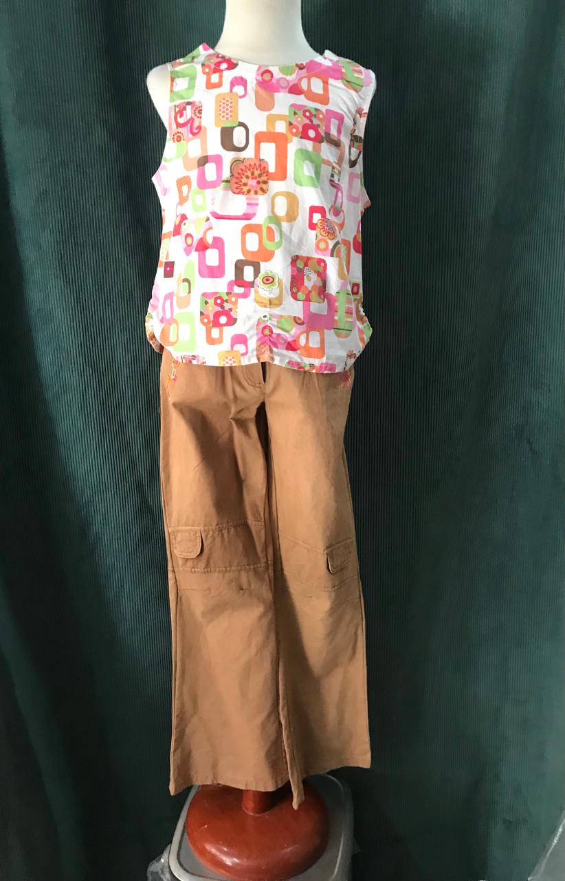 Conjunto de 2pza para Niña Deux 26922 Talla 8 Años-Liquidacion