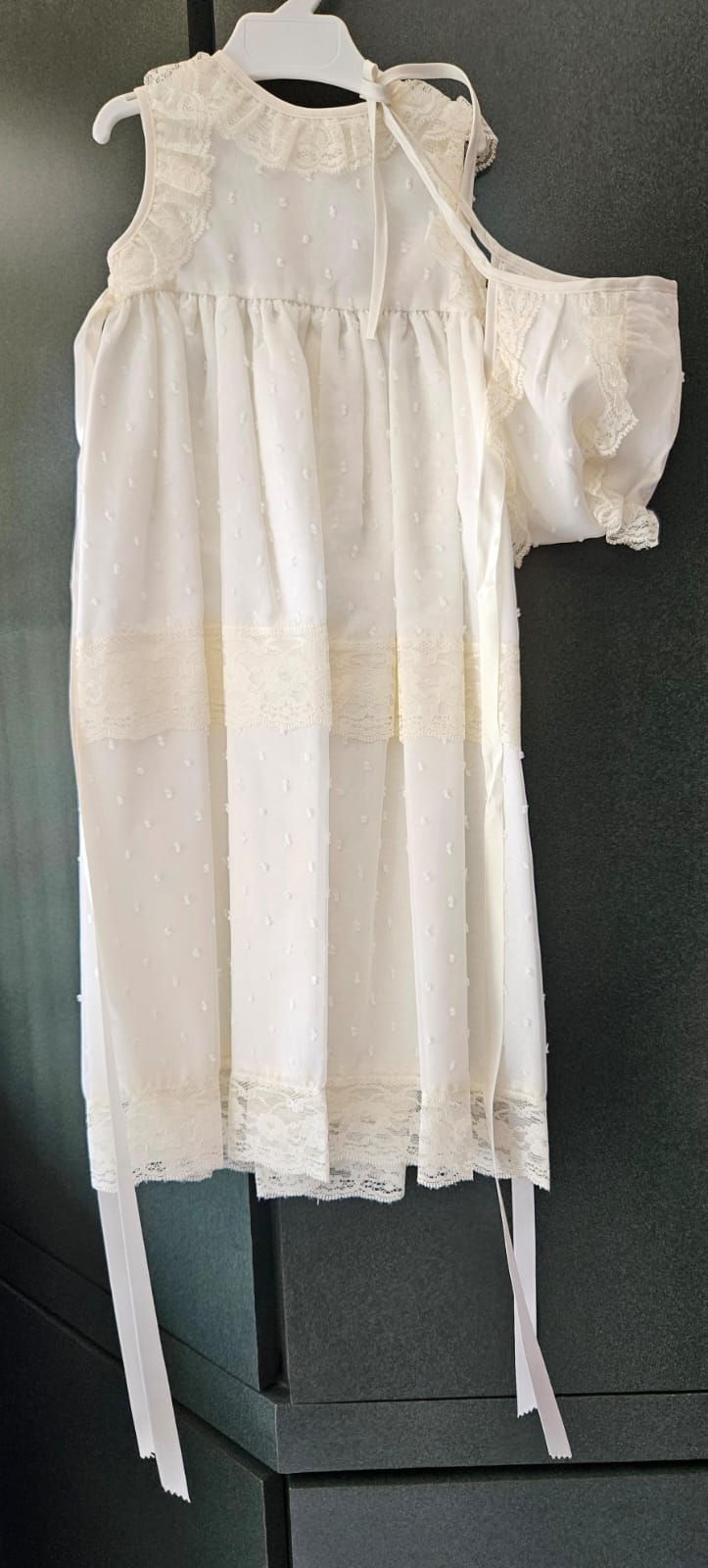 Ropón de Bautizo para Niña Lilus 23192 Talla 6 Meses