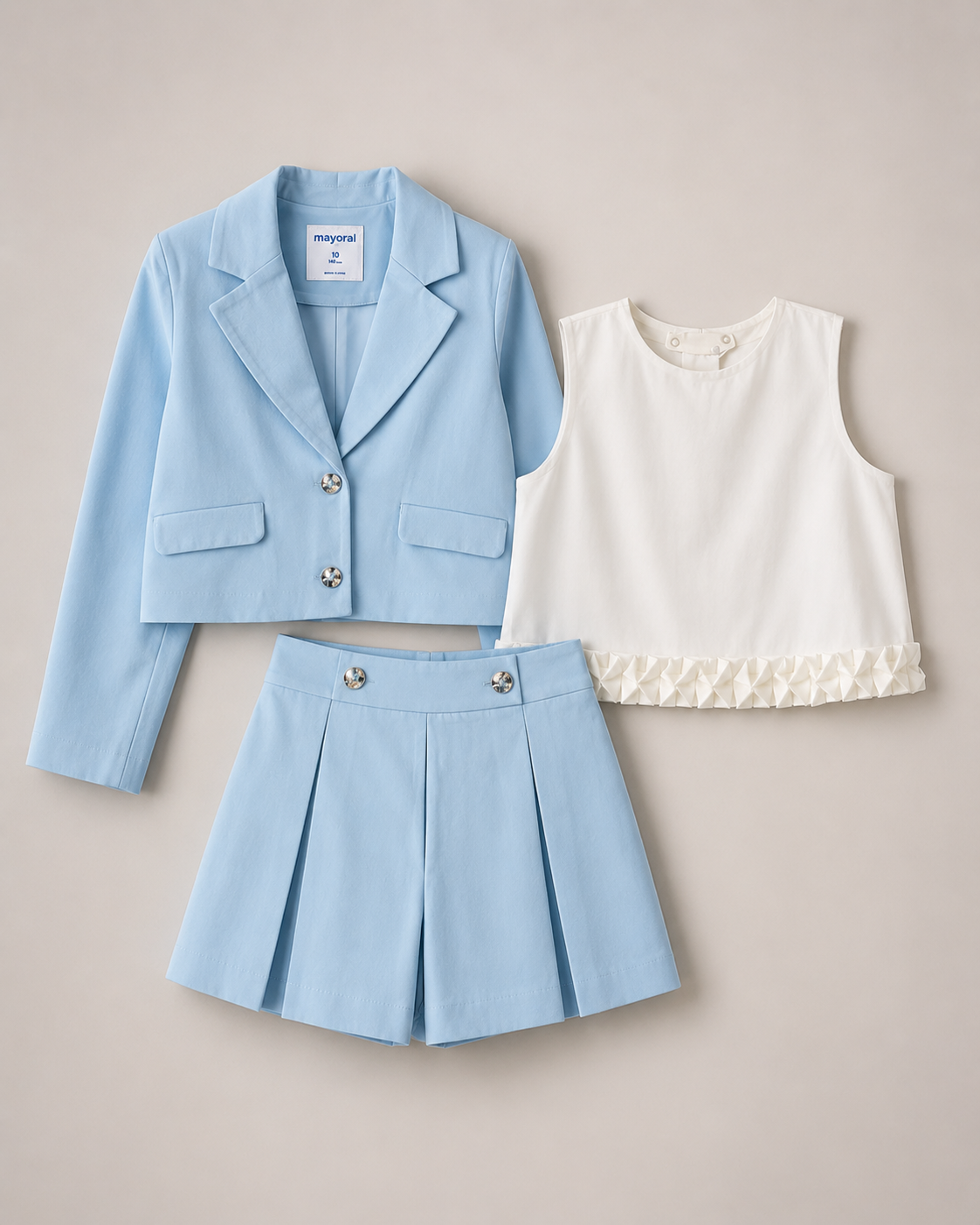 Conjunto de 3pza para Niña Mayoral 3022-14