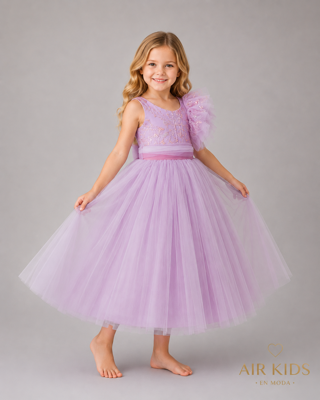 Vestido de Fiesta para Niña 24-502