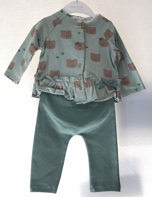 Conjunto de 2pza para Niña Mayoral 2617-60 Talla 4-6 Meses