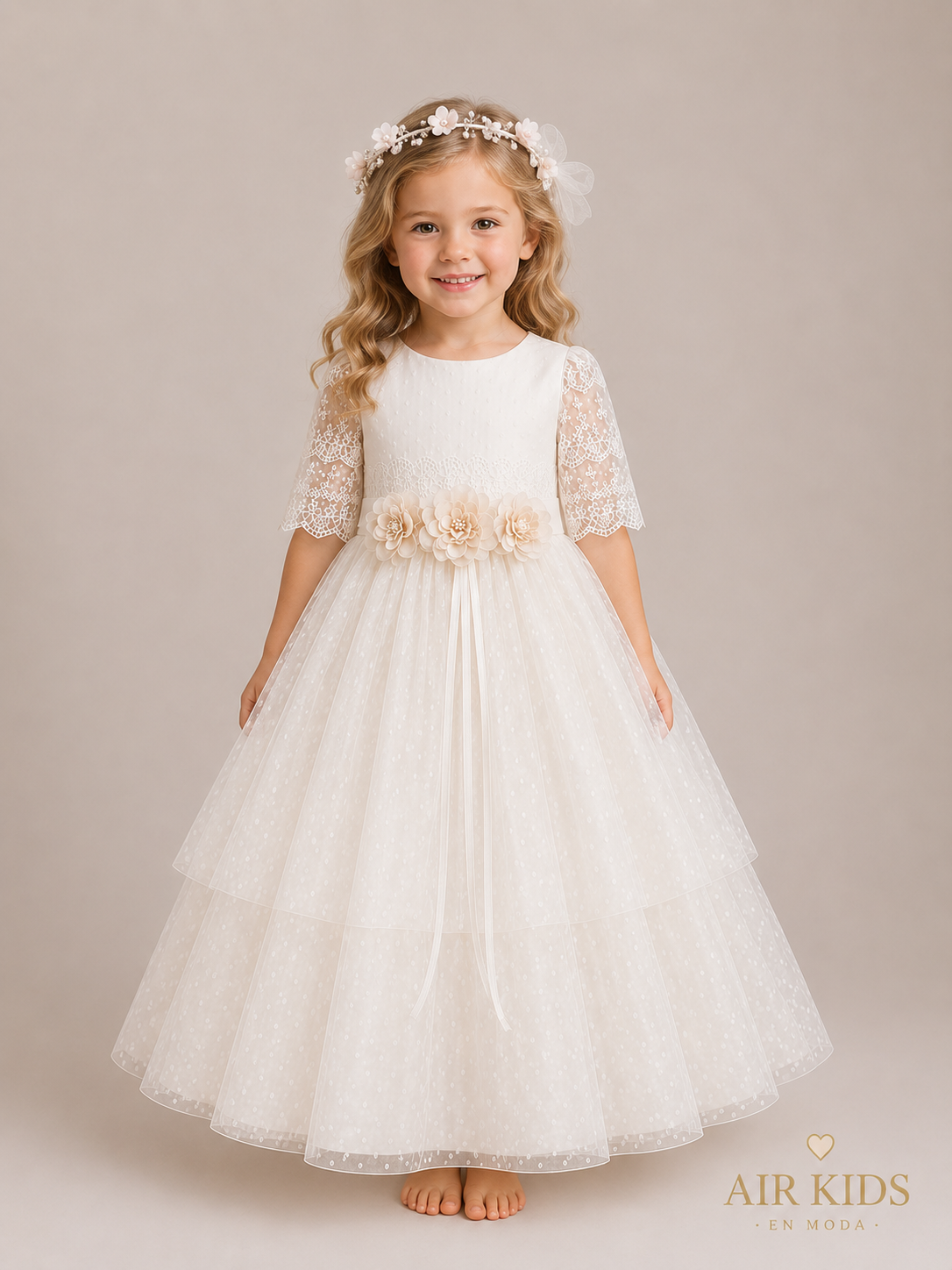Vestido de fiesta para niña 