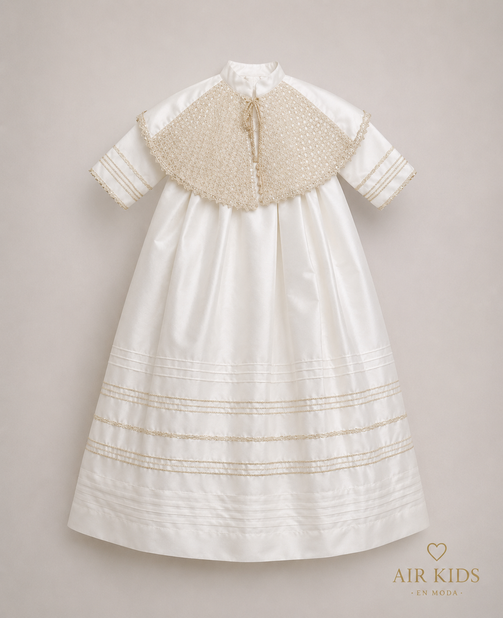 Ropon desmontable para Bautizo Niño Didi 7562-12 Talla 24 Meses