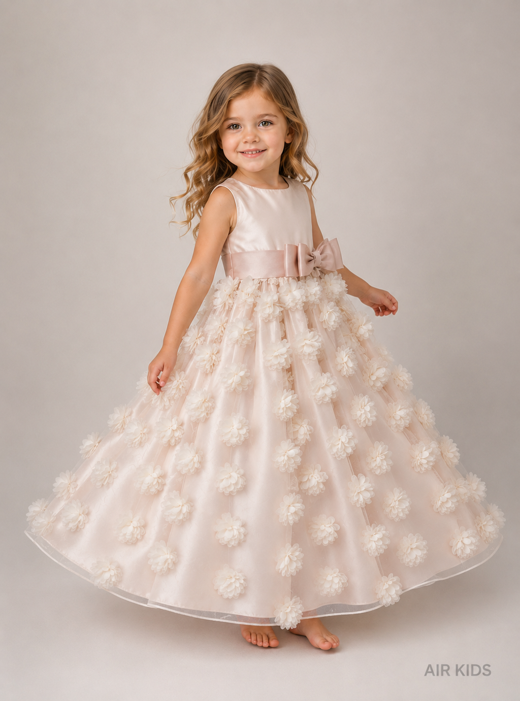 Vestido para Fiestas de Niña 18-031 Talla 3