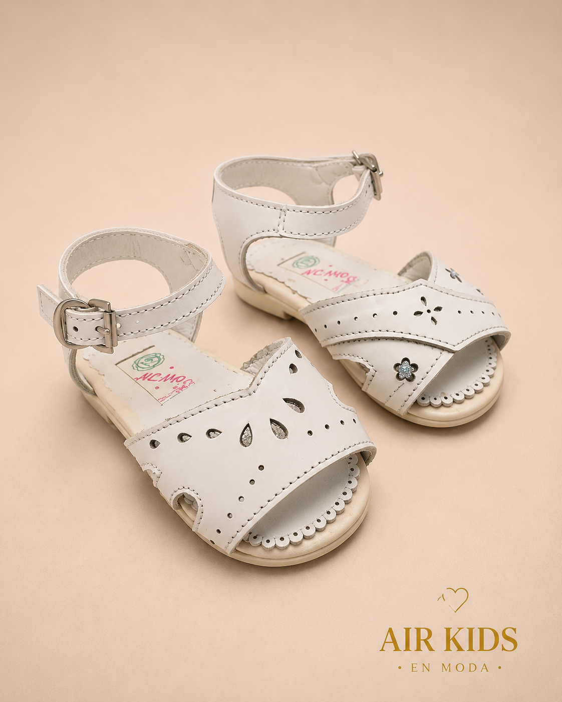 Huaraches Casuales para Niña Natal 57 Talla 10
