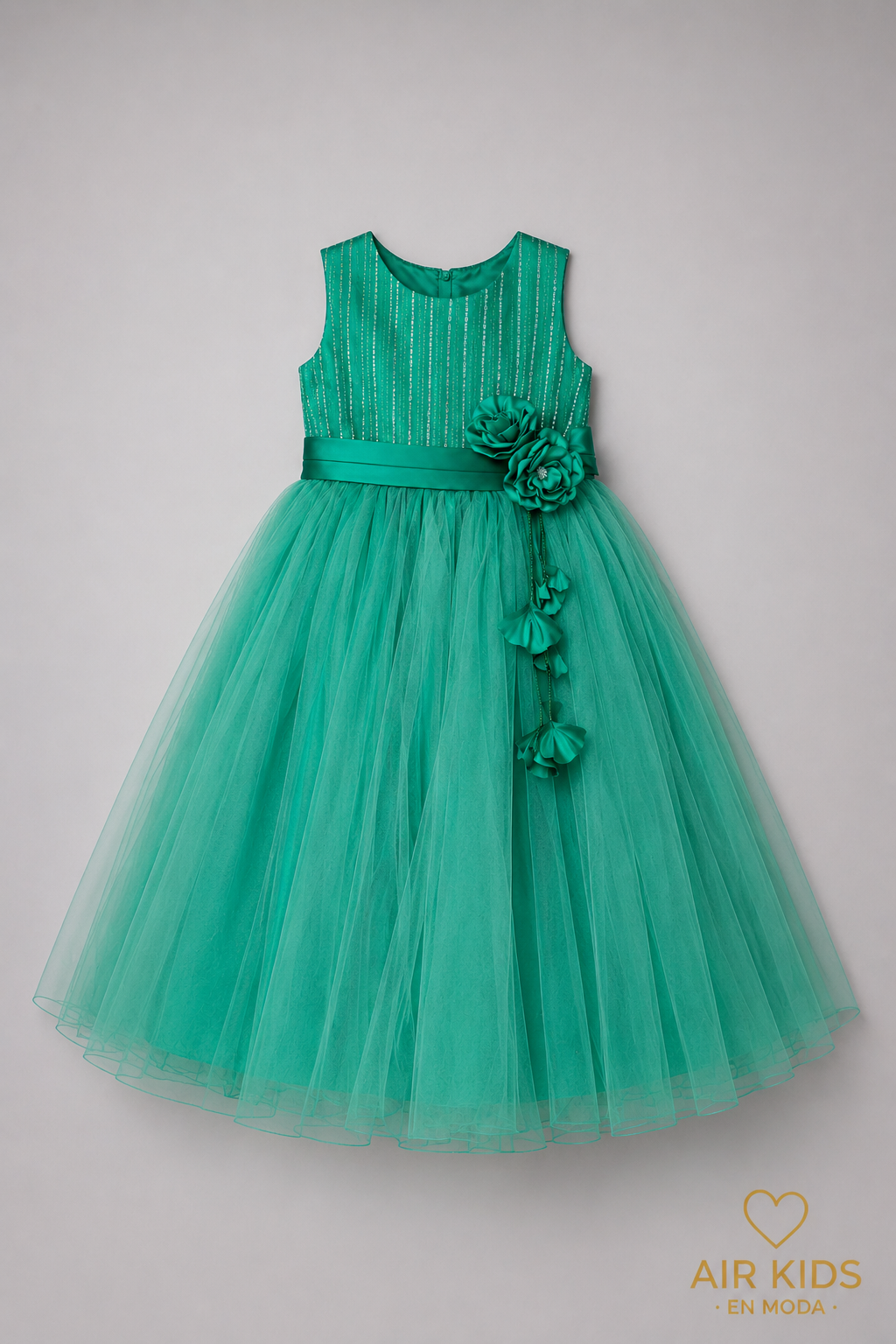Vestido de Fiesta para Niña 22-031 Talla 6 Años